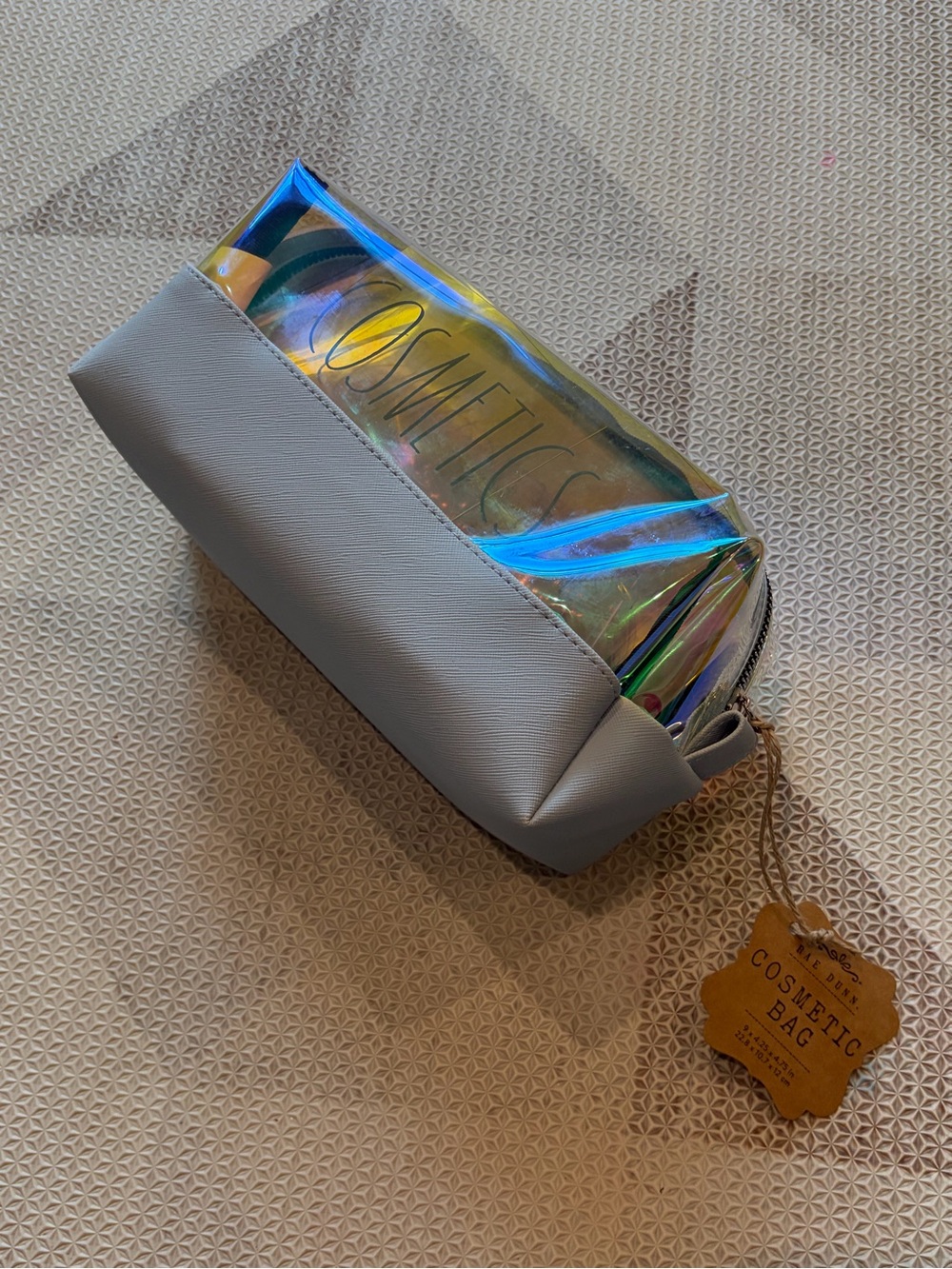 Rae Dunn Iridescent Cosmetics Bag (NWT) - Picture 2 of 4